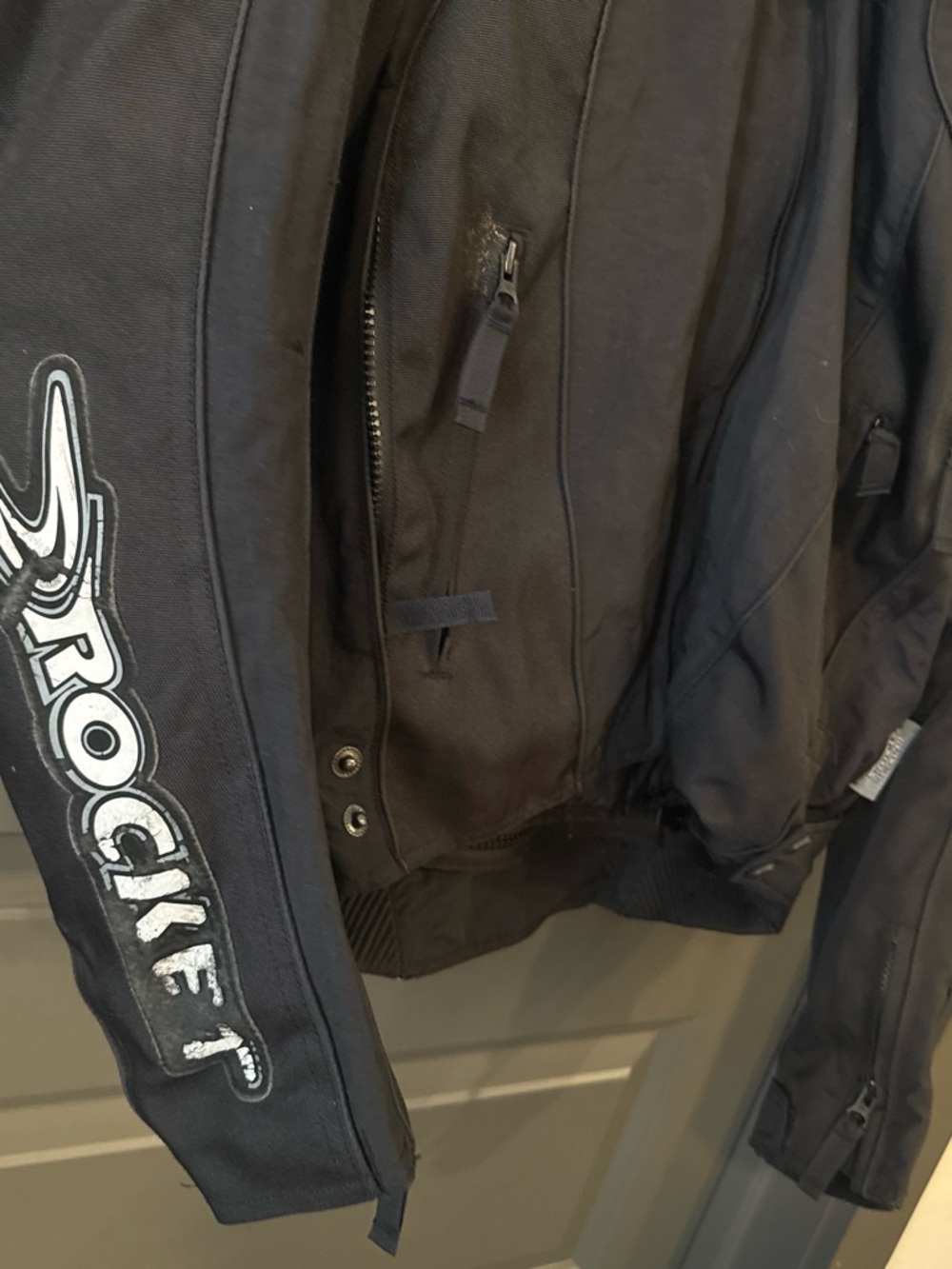 Joe Rocket Black Mesh/Textile Motorcycle Riding Jacket Large - Picture 2 of 5
